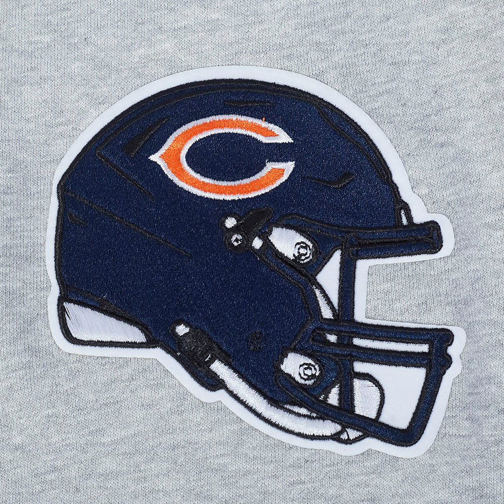 NFL CHICAGO BEARS TEAM BADGE MEN'S RIB FLC PO HOODIE