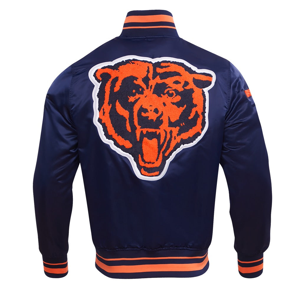 CHICAGO BEARS MASH UP RIB SATIN JACKET