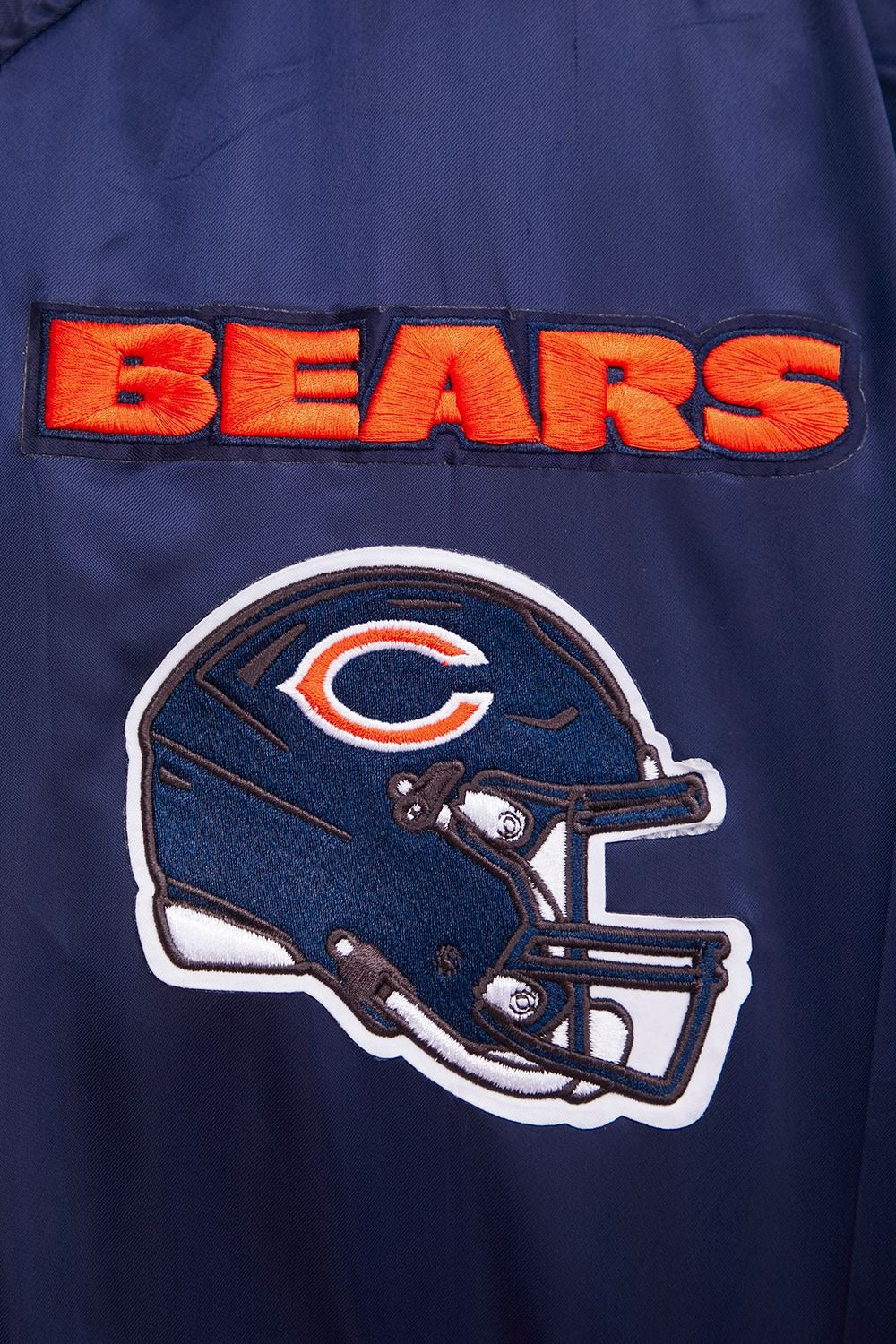 CHICAGO BEARS MASH UP RIB SATIN JACKET