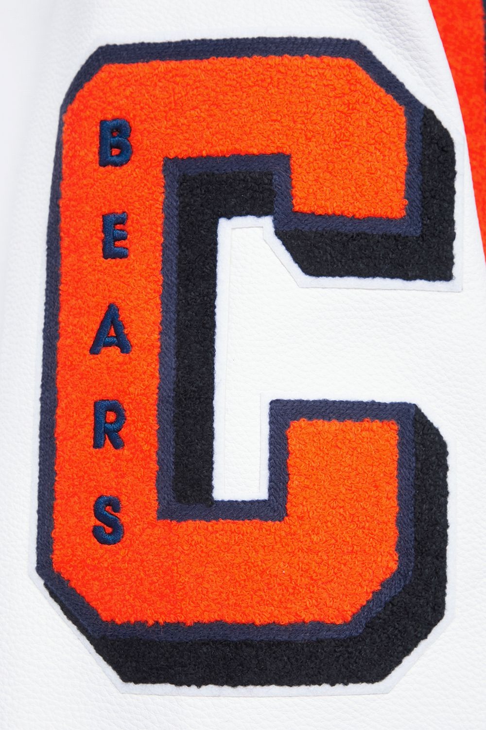 CHICAGO BEARS MASH UP RIB WOOL VARSITY JACKET