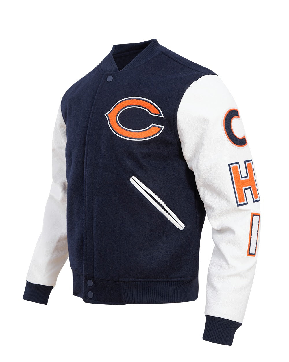 CHICAGO BEARS CLASSIC WOOL VARSITY JACKET