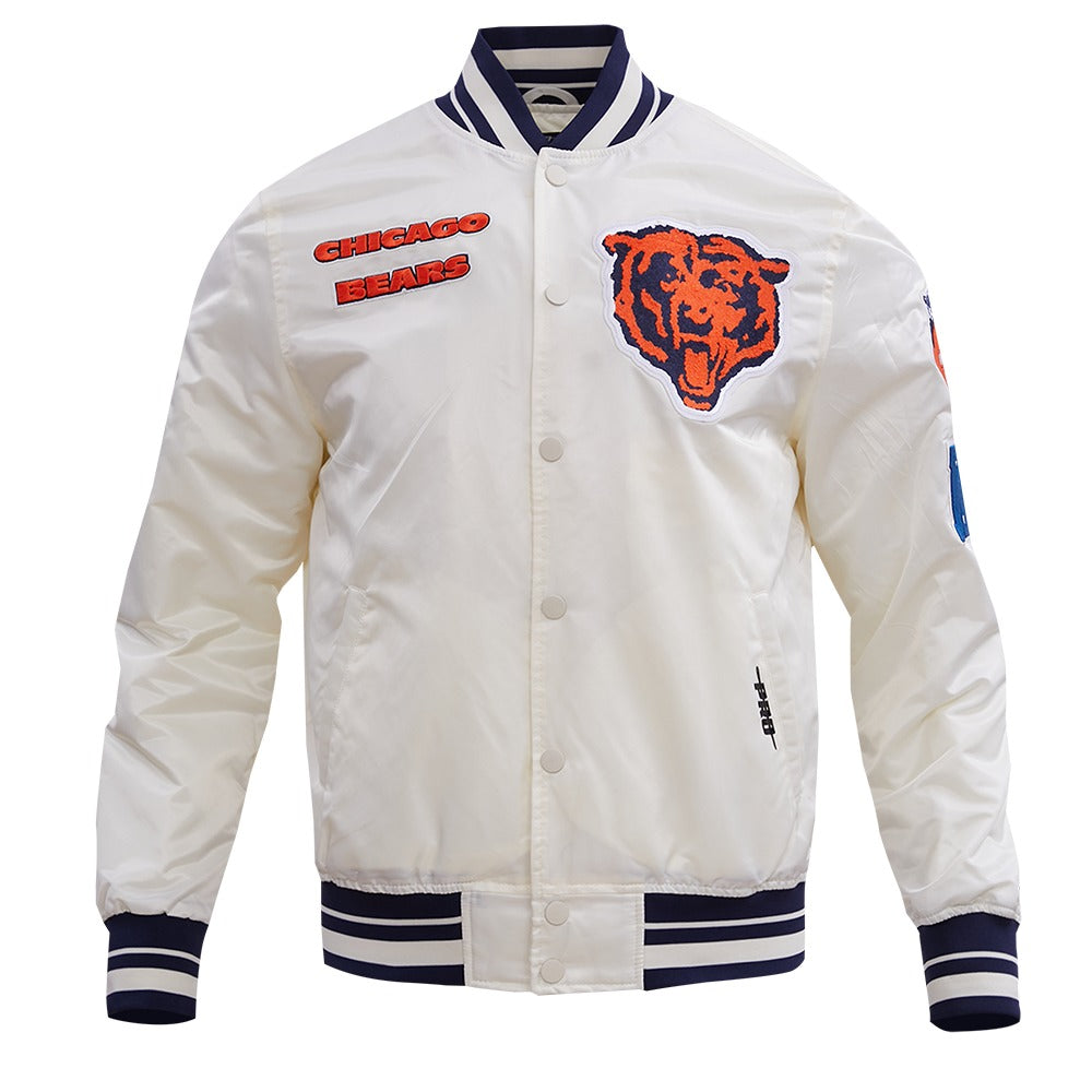 CHICAGO BEARS RETRO CLASSIC RIB SATIN JACKET