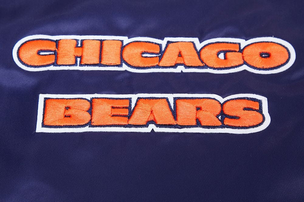 CHICAGO BEARS RETRO CLASSIC RIB SATIN JACKET