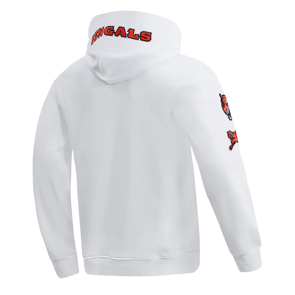 NFL CINCINNATI BENGALS CLASSIC CHENILLE MEN'S PULLOVER HOODIE