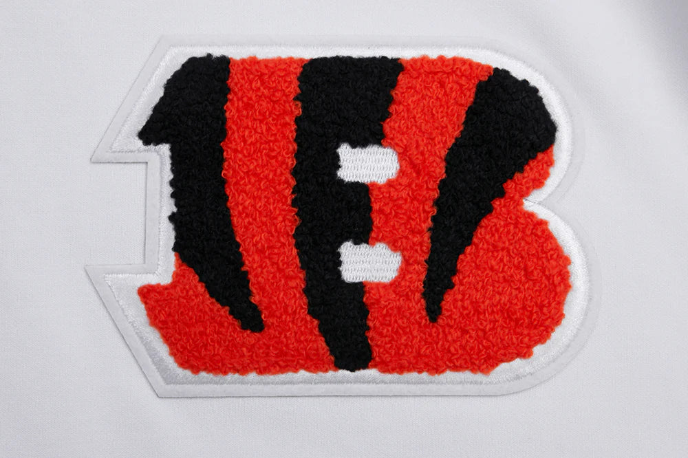 NFL CINCINNATI BENGALS CLASSIC CHENILLE MEN'S PULLOVER HOODIE