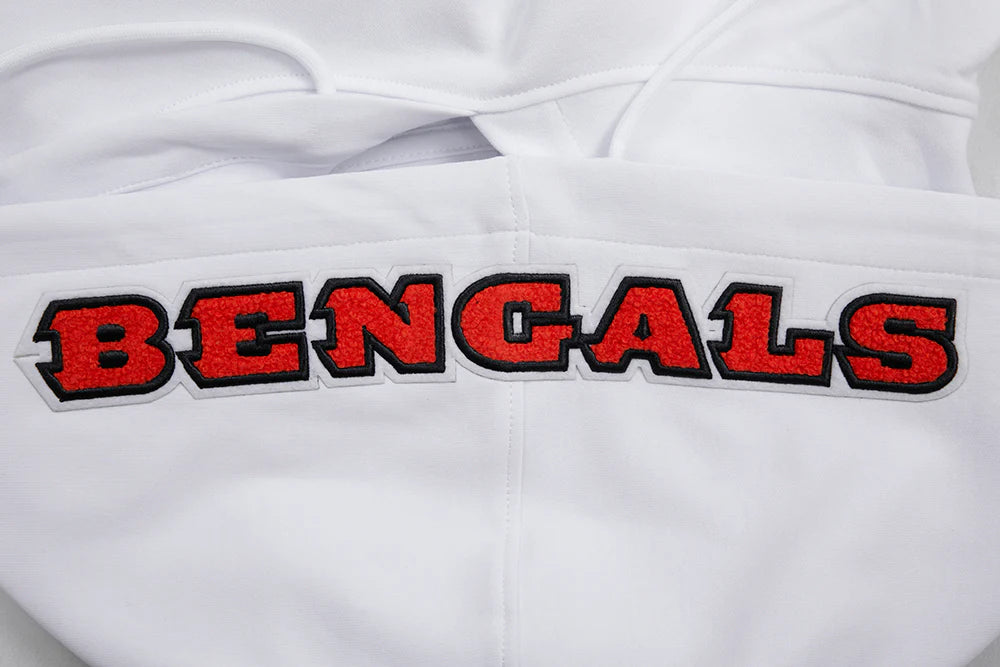 NFL CINCINNATI BENGALS CLASSIC CHENILLE MEN'S PULLOVER HOODIE