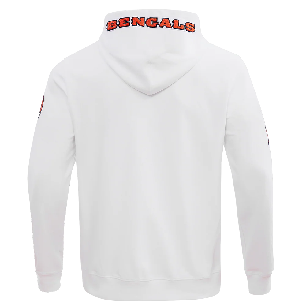 NFL CINCINNATI BENGALS CLASSIC CHENILLE FULL ZIP HOODIE