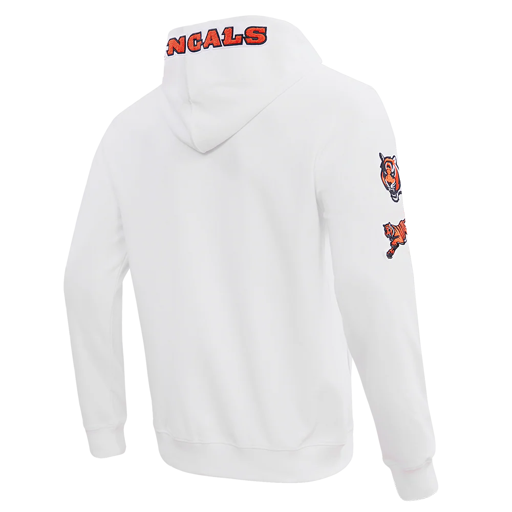 NFL CINCINNATI BENGALS CLASSIC CHENILLE FULL ZIP HOODIE