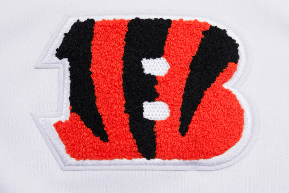 NFL CINCINNATI BENGALS CLASSIC CHENILLE FULL ZIP HOODIE