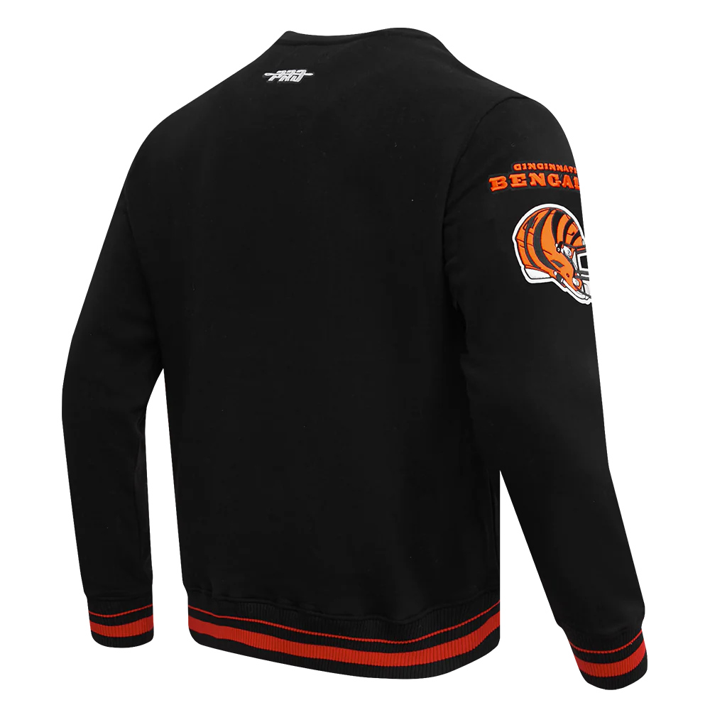 NFL CINCINNATI BENGALS MASHUP MEN'S RIB CREWNECK