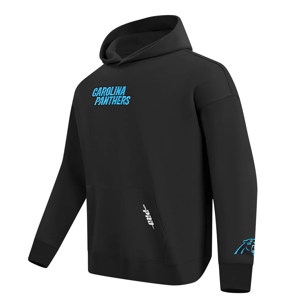 NFL CAROLINA PANTHERS WINGSPAN MEN'S DROP SHOULDER FLC PO HOODIE