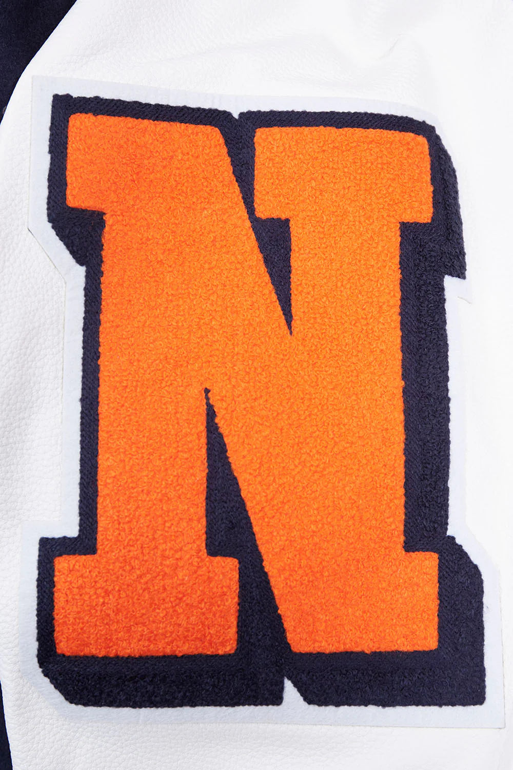 NFL DENVER BRONCOS MASHUP MEN'S RIB WOOL VARSITY JACKET