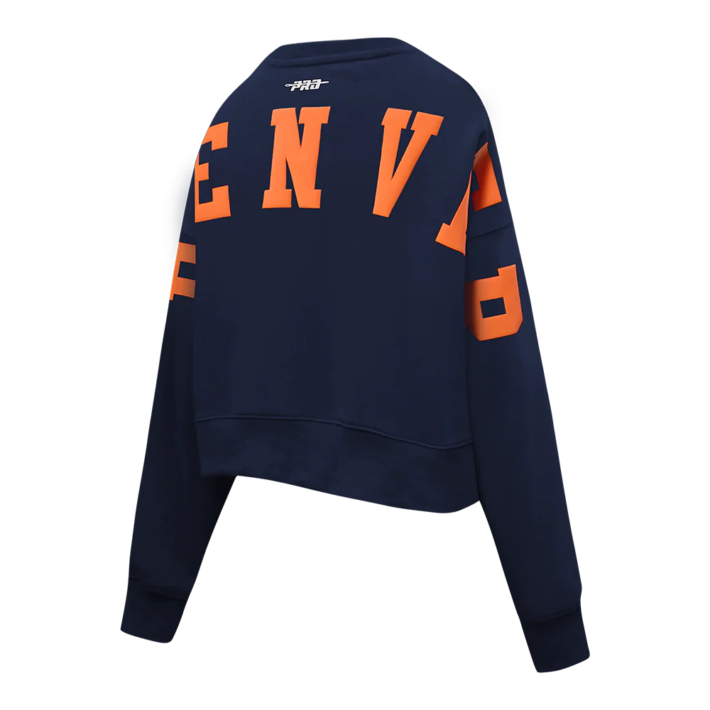 NFL DENVER BRONCOS WINGSPAN WOMEN'S FLC CREWNECK