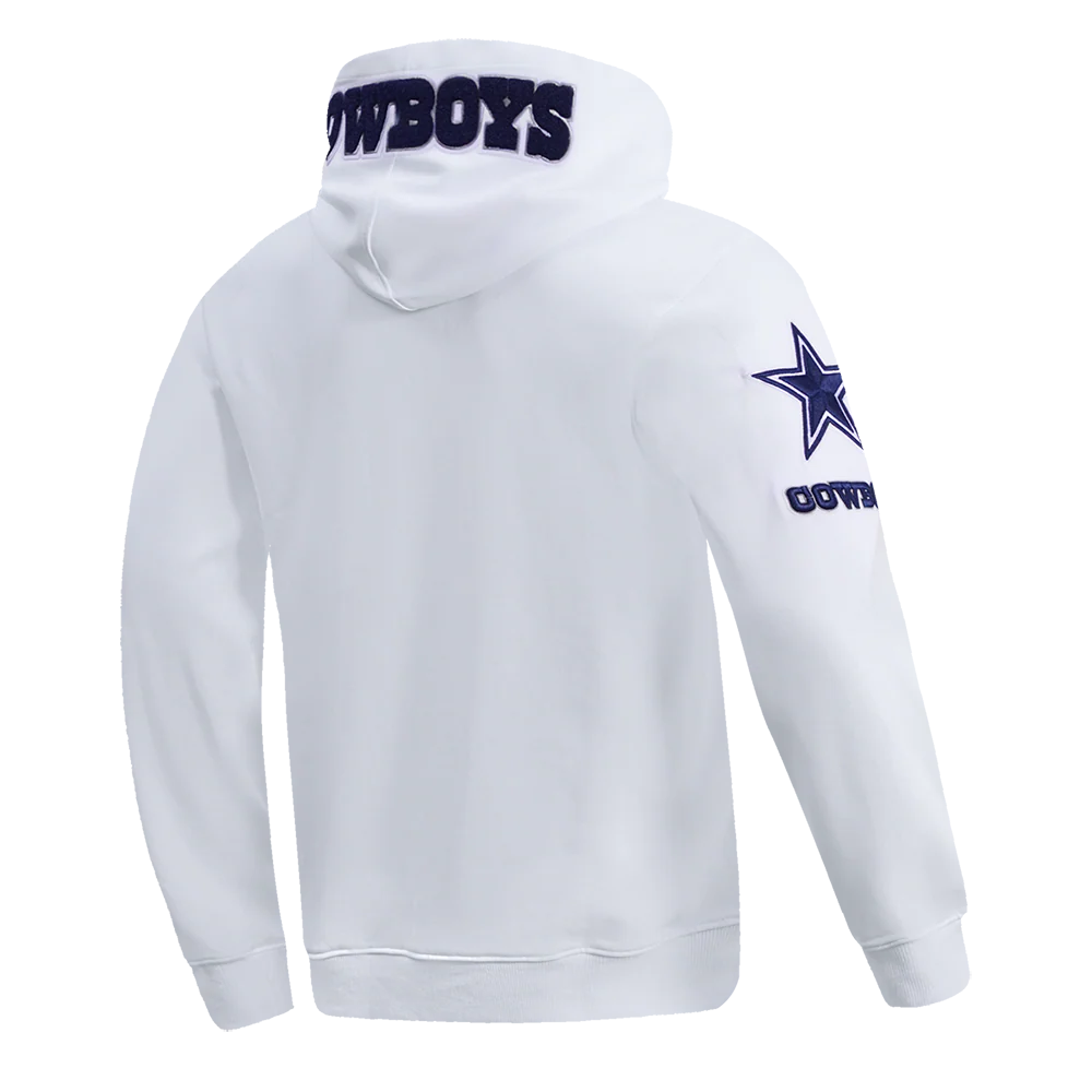 NFL DALLAS COWBOYS CLASSIC CHENILLE MEN'S PULLOVER HOODIE