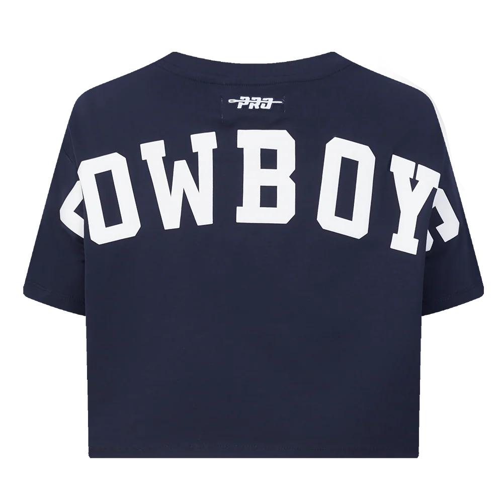 NFL DALLAS COWBOYS WINGSPAN WOMEN'S SINGLE JERSEY BOXY TEE