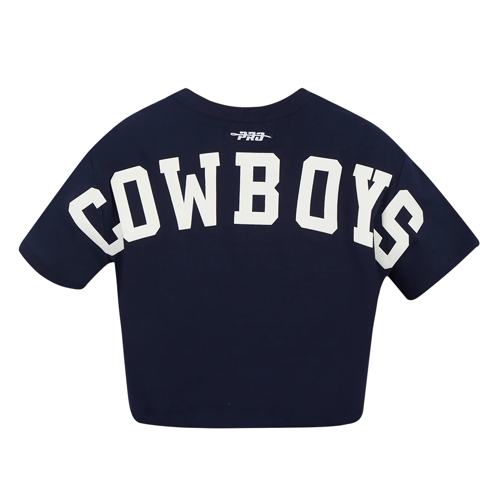 NFL DALLAS COWBOYS WINGSPAN WOMEN'S SINGLE JERSEY BOXY TEE