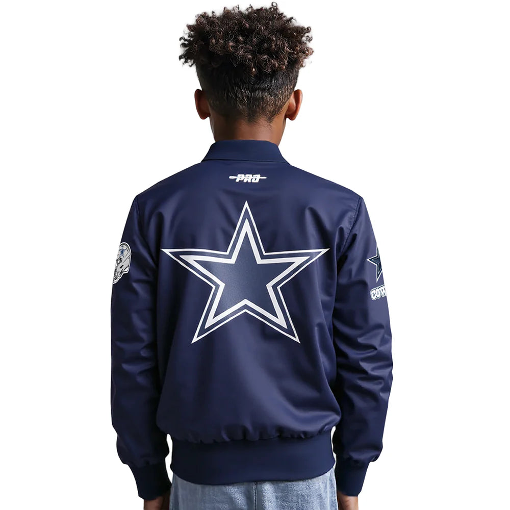 NFL DALLAS COWBOYS CLASSIC BIG BOYS SATIN JACKET