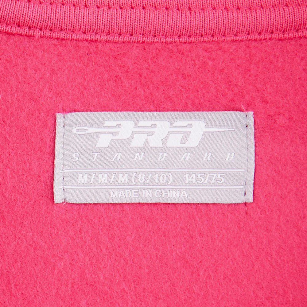 NFL DALLAS COWBOYS TRIPLE PINK BIG GIRLS FLEECE CREWNECK