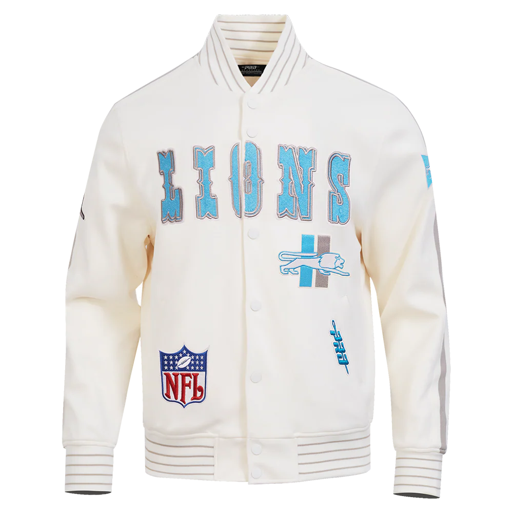 NFL DETROIT LIONS PRO GAME DAY RETRO JACKET