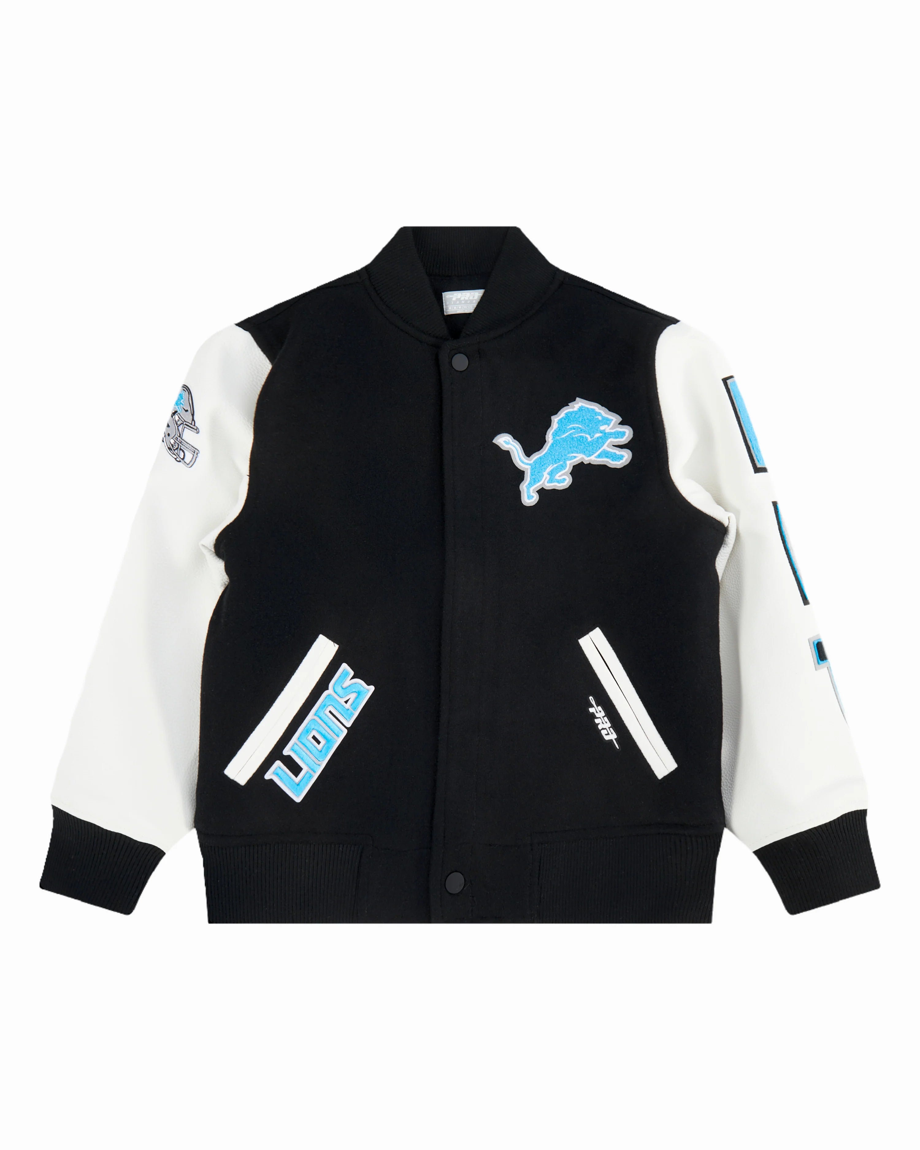 NFL DETROIT LIONS CLASSIC BIG BOYS WOOL VARSITY JACKET