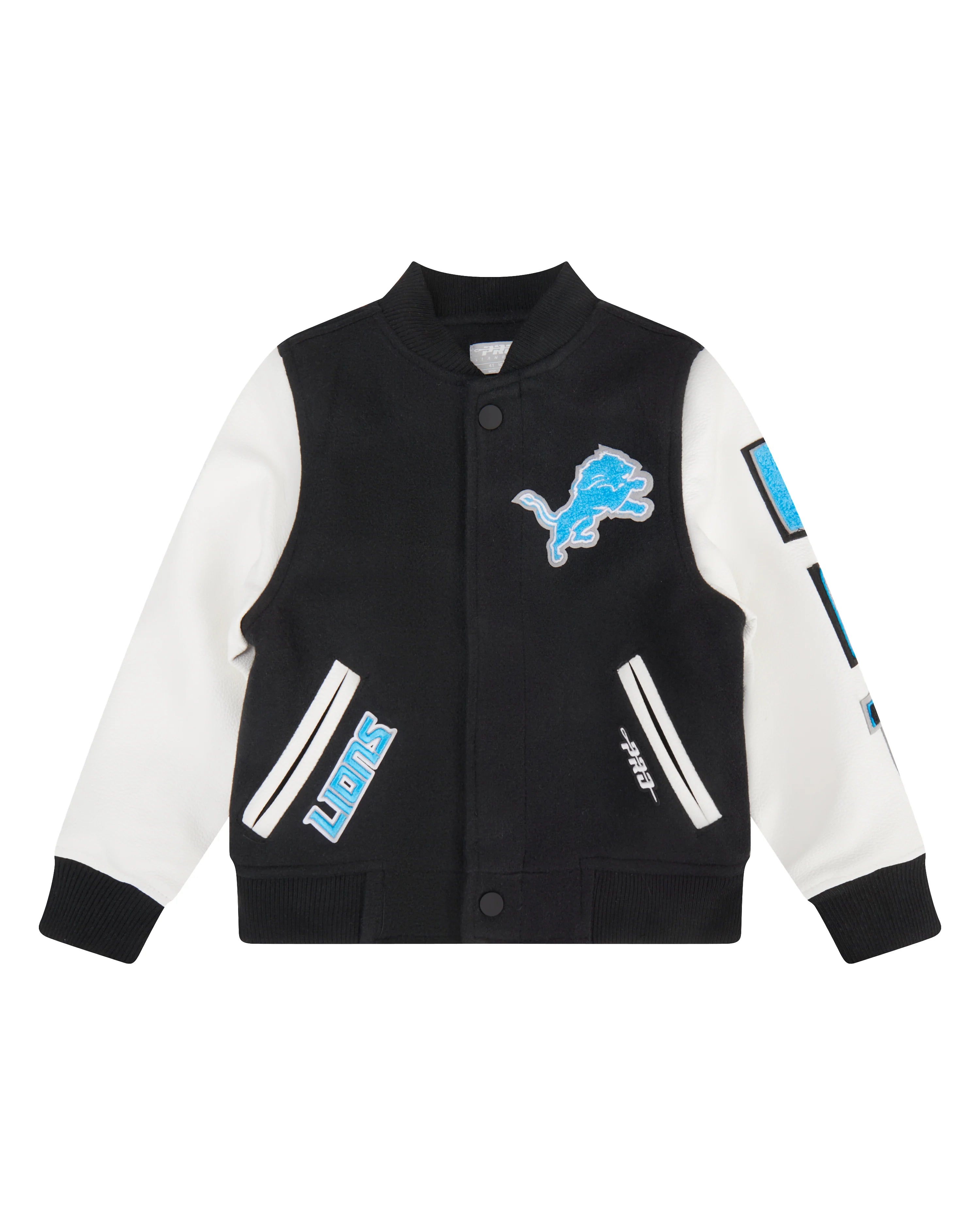 NFL DETROIT LIONS CLASSIC TODDLER BOYS WOOL VARSITY JACKET