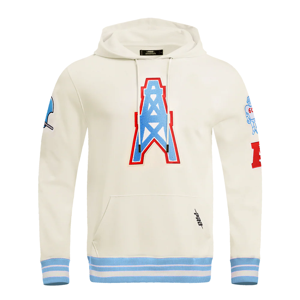 NFL HOUSTON OILERS RETRO CLASSIC MEN'S PULLOVER HOODIE
