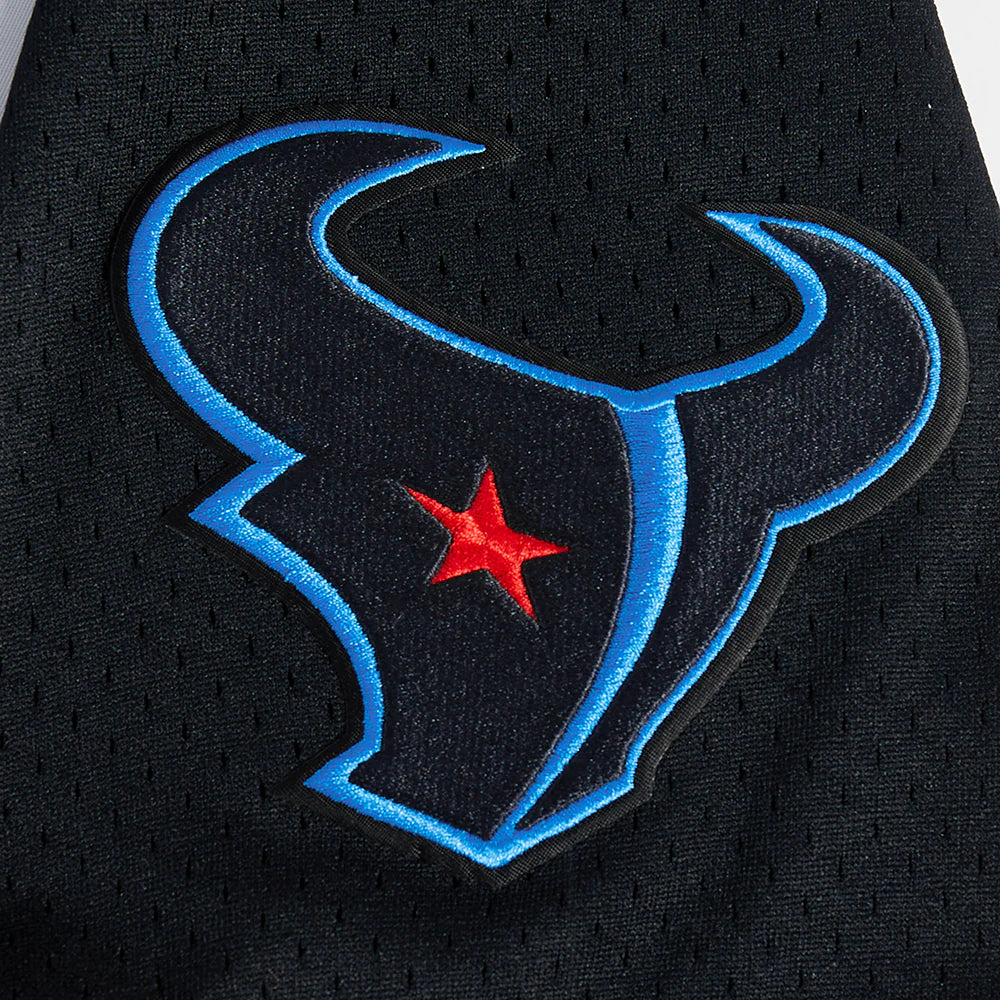 NFL HOUSTON TEXANS CJ STOUD #7 CLASSIC MEN'S MESH BUTTON DOWN SHIRT