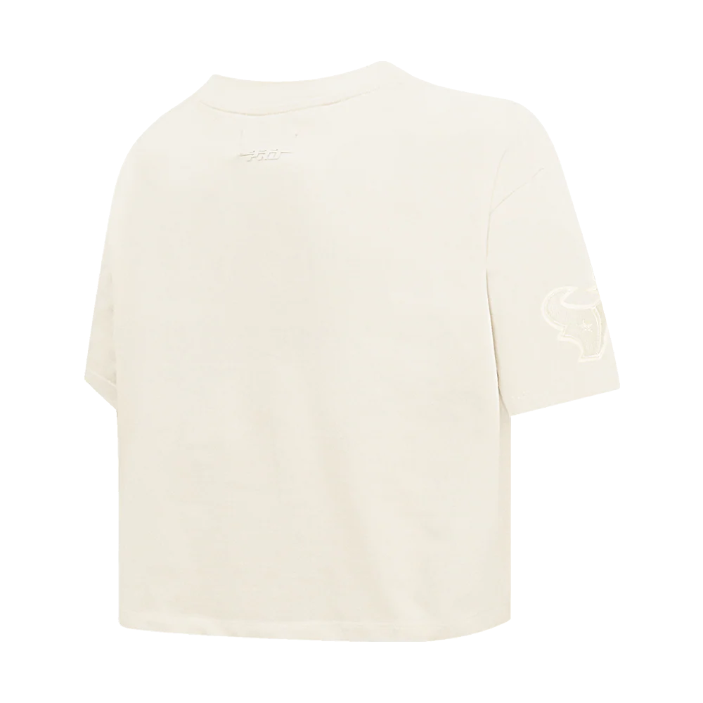 NFL HOUSTON TEXANS NEUTRAL WOMEN'S BOXY TEE