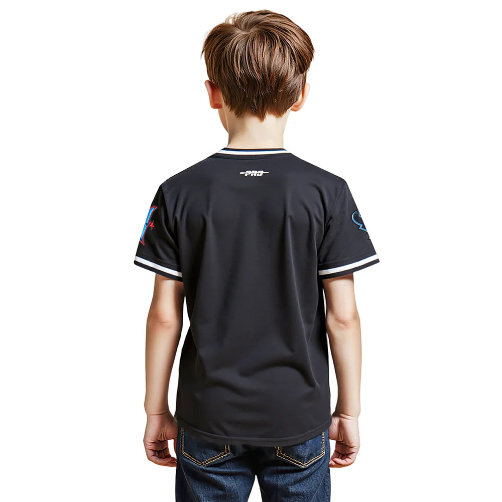 NFL HOUSTON TEXANS CLASSIC LITTLE BOYS SHORT SLEEVE STRIPED RIB TEE