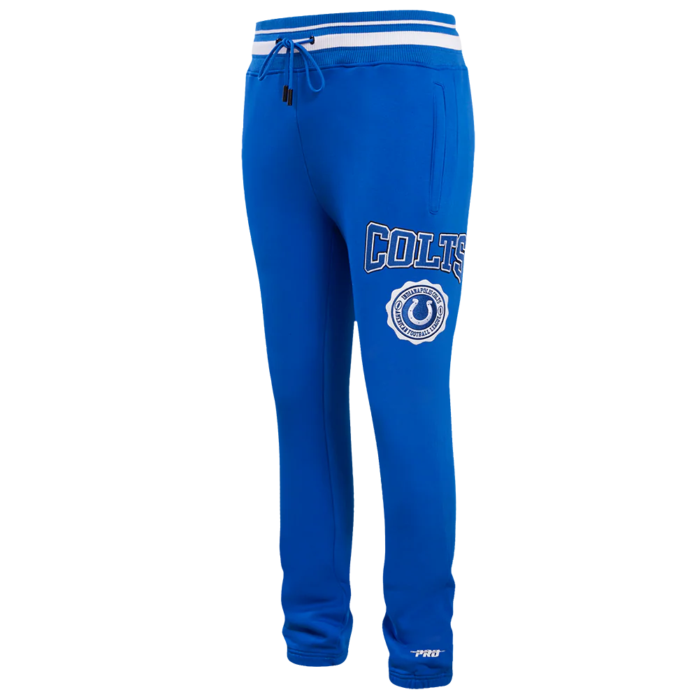NFL INDIANAPOLIS COLTS CREST EMBLEM RIB MEN'S SWEATPANT