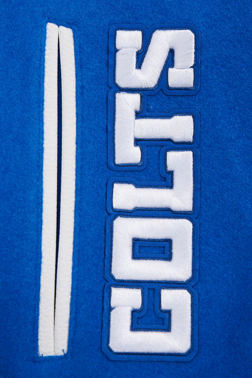 NFL INDIANAPOLIS COLTS MASHUP RIB WOOL MEN'S VARSITY JACKET