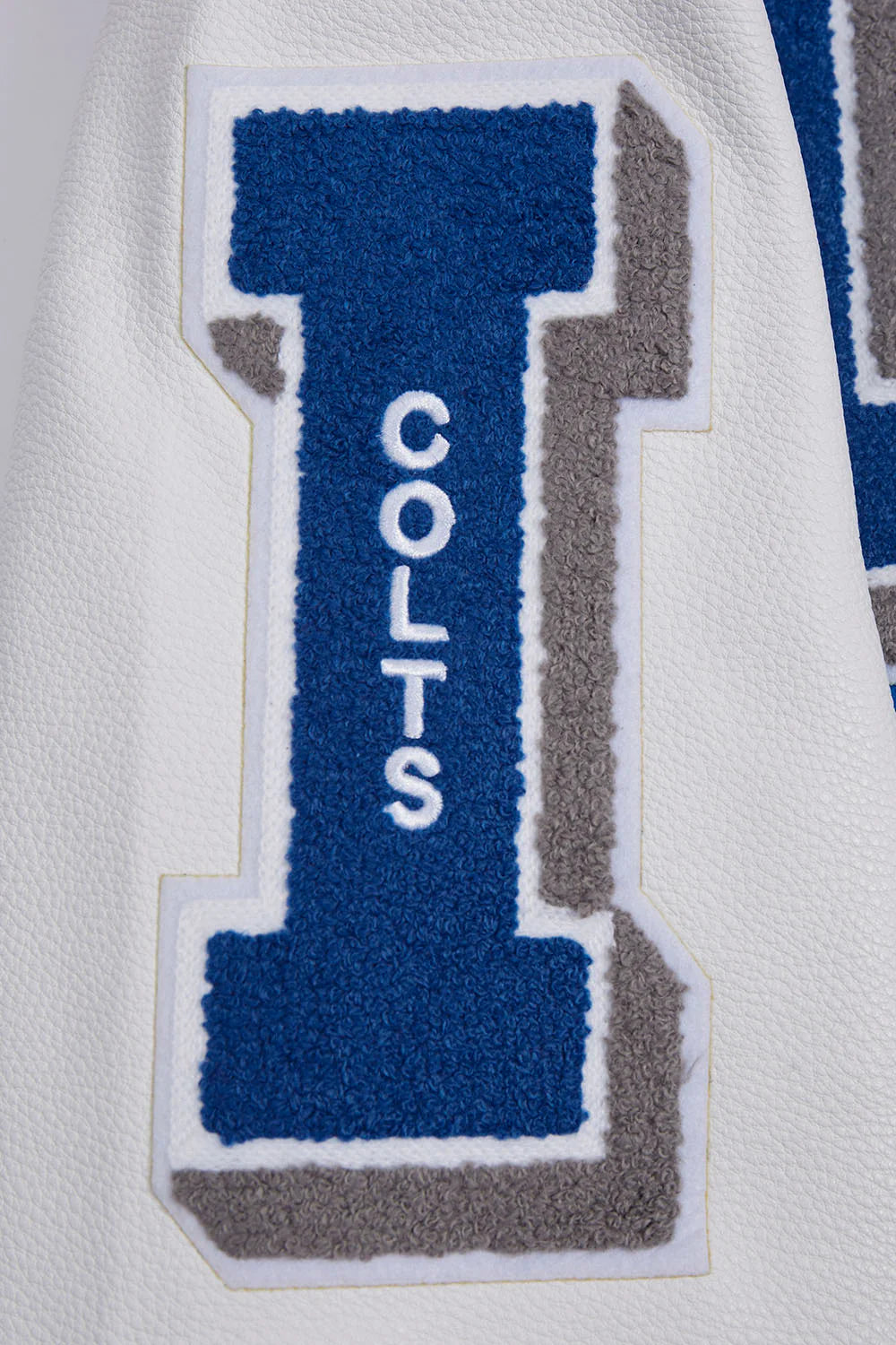 NFL INDIANAPOLIS COLTS MASHUP RIB WOOL MEN'S VARSITY JACKET