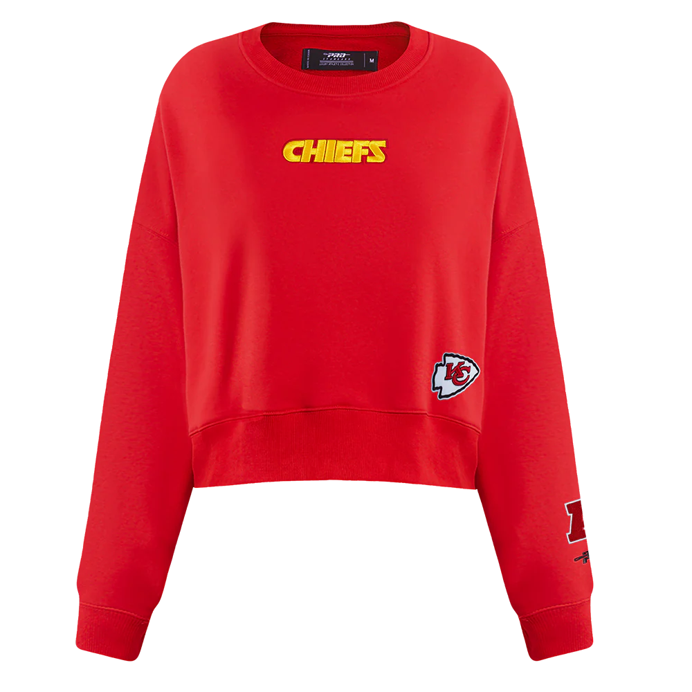 NFL KANSAS CITY CHIEFS WINGSPAN WOMEN'S FLEECE CREWNECK