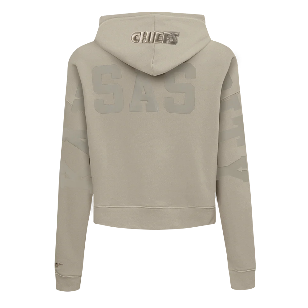 NFL KANSAS CITY CHIEFS WINGSPAN WOMEN'S FLC CROPPED PO HOODIE