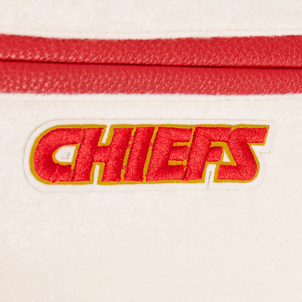 NFL KANSAS CITY CHIEFS RETRO CLASSIC LITTLE BOYS RIB WOOL VARSITY JACKET