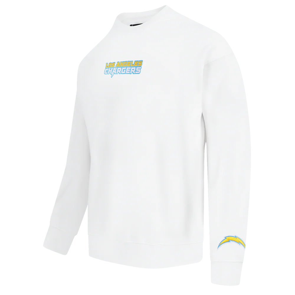 NFL LOS ANGELES CHARGERS WINGSPAN MEN'S DROP SHOULDER FLC CREWNECK