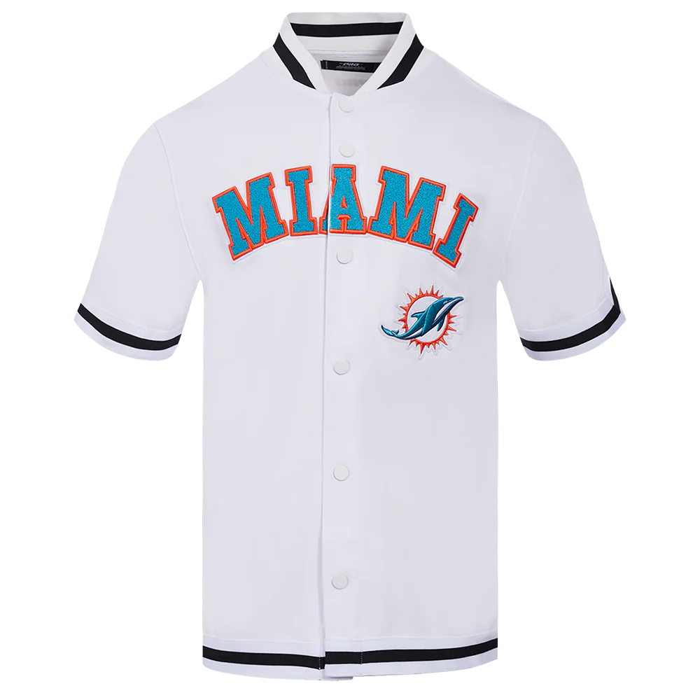 NFL MIAMI DOLPHINS CLASSIC MEN'S WARM UP JACKET