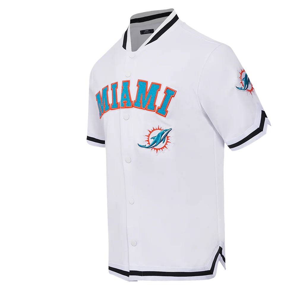 NFL MIAMI DOLPHINS CLASSIC MEN'S WARM UP JACKET