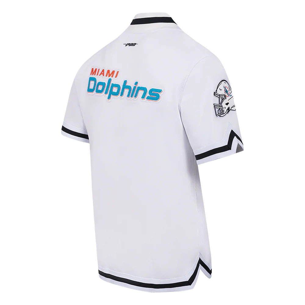 NFL MIAMI DOLPHINS CLASSIC MEN'S WARM UP JACKET