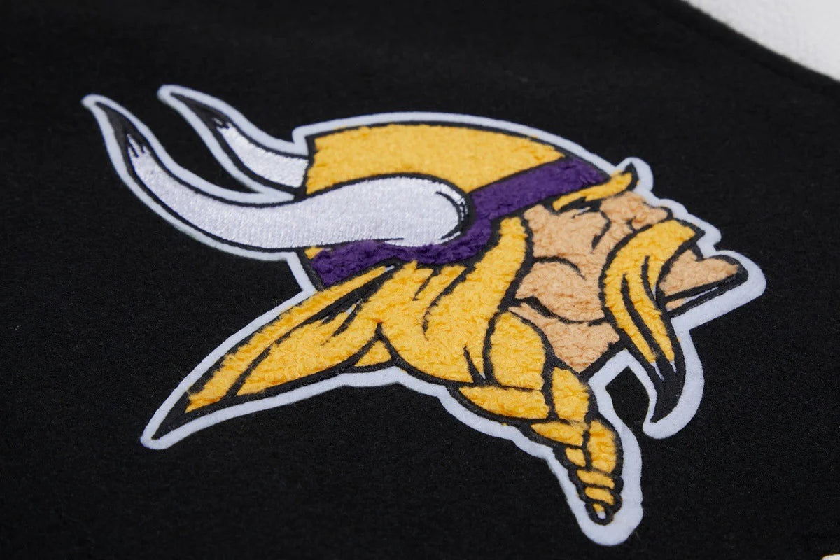 NFL MINNESOTA VIKINGS CLASSIC WOOL MEN'S VARSITY JACKET