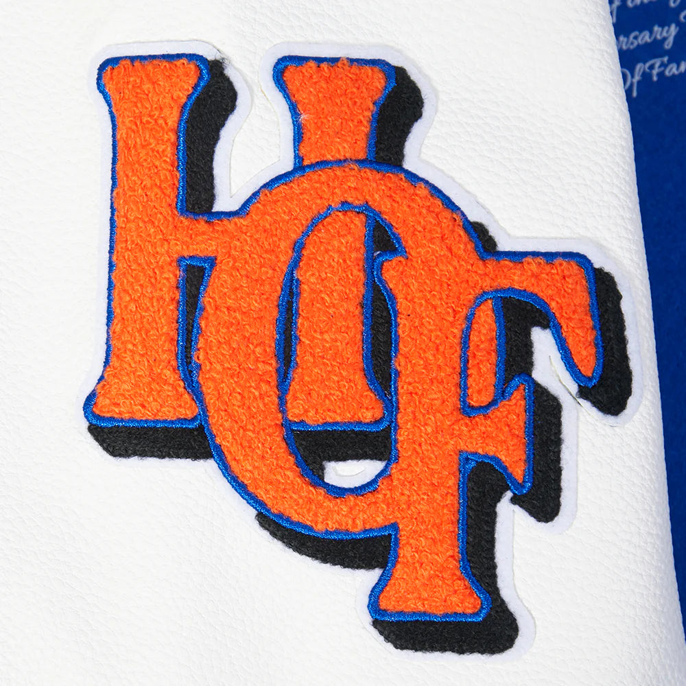 FAMOUS NOBODYS HALL OF FAME MEN'S RIB WOOL VARSITY JACKET