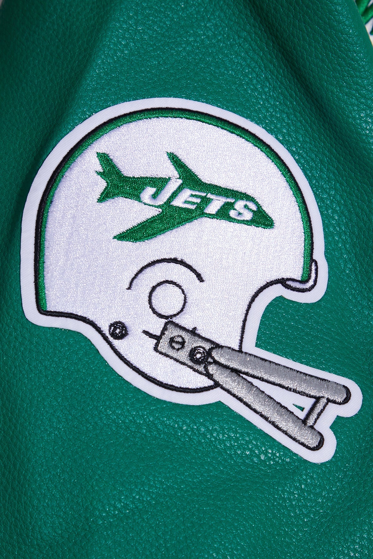 NFL NEW YORK JETS RETRO CLASSIC MEN'S RIB WOOL VARSITY JACKET