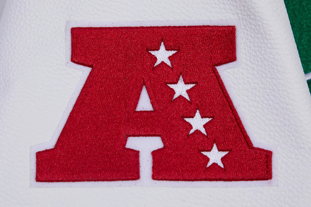 NFL NEW YORK JETS RETRO CLASSIC MEN'S RIB WOOL VARSITY JACKET