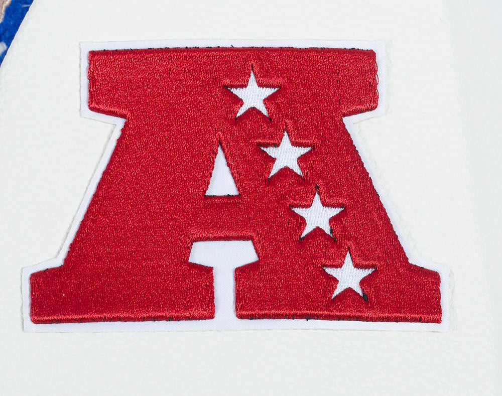 NFL NEW ENGLAND PATRIOTS RETRO CLASSIC MEN'S RIB WOOL VARSITY JACKET