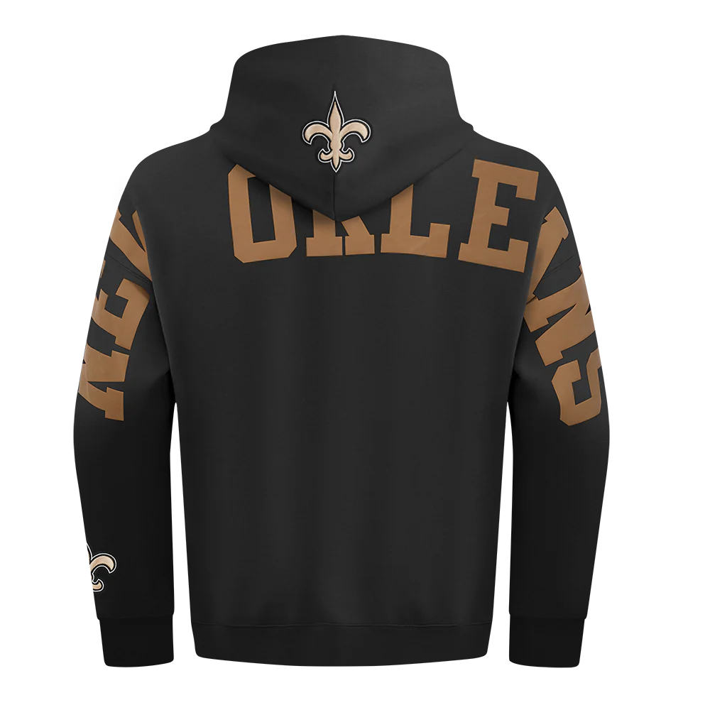 NFL NEW ORLEANS SAINTS WINGSPAN MEN'S DROP SHOULDER FLC PO HOODIE