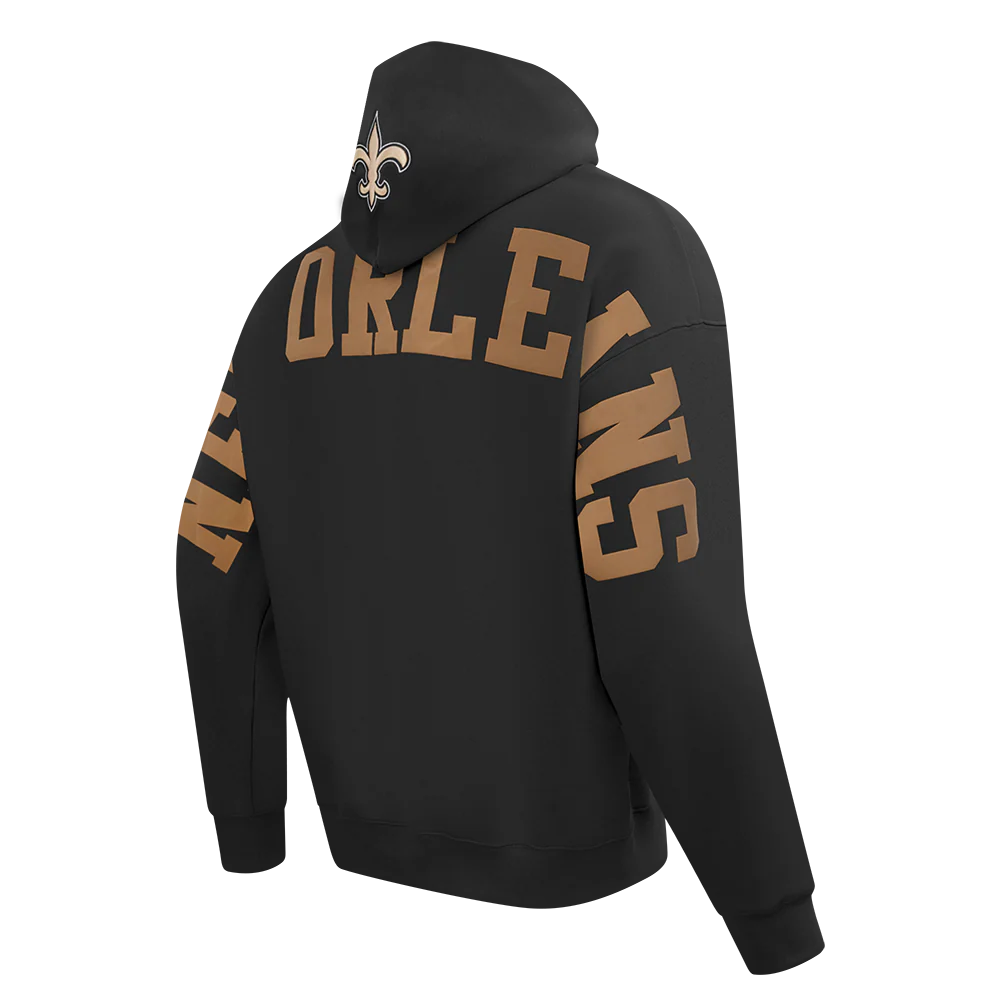 NFL NEW ORLEANS SAINTS WINGSPAN MEN'S DROP SHOULDER FLC PO HOODIE
