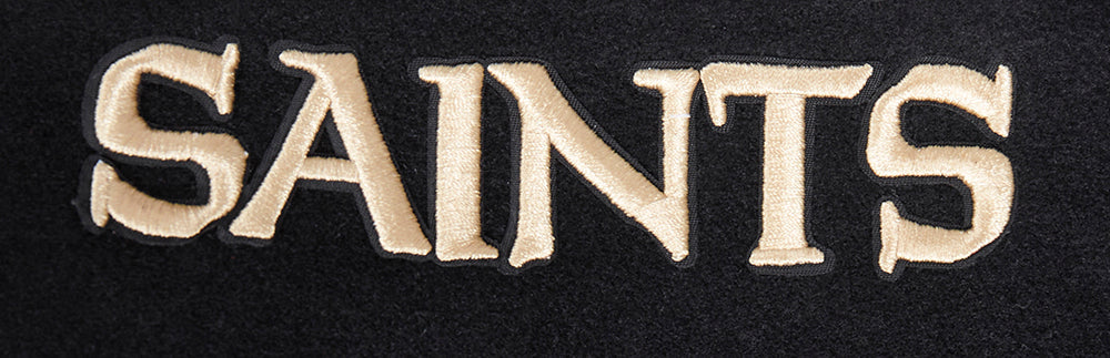 NFL NEW ORLEANS SAINTS MASHUP MEN'S RIB WOOL VARSITY JACKET