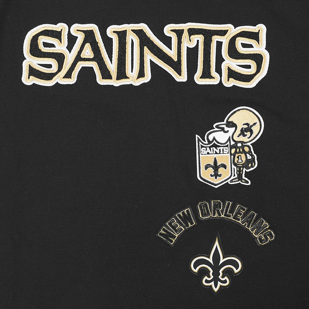 NFL NEW ORLEANS SAINTS RETRO CLASSIC WOMEN'S BOXY TEE