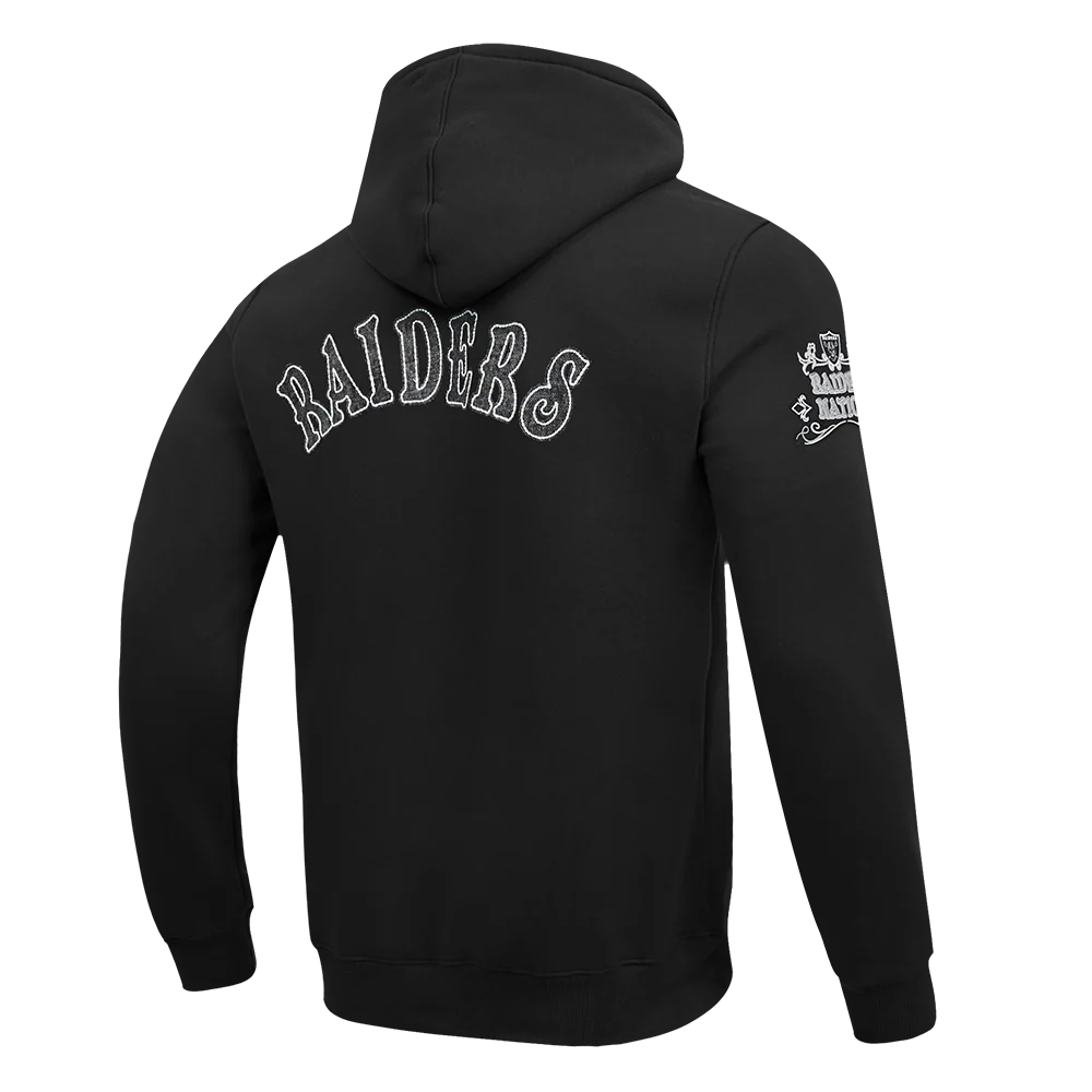 NFL LAS VEGAS RAIDERS REBEL ATHLETICS MEN'S FLC PO HOODIE