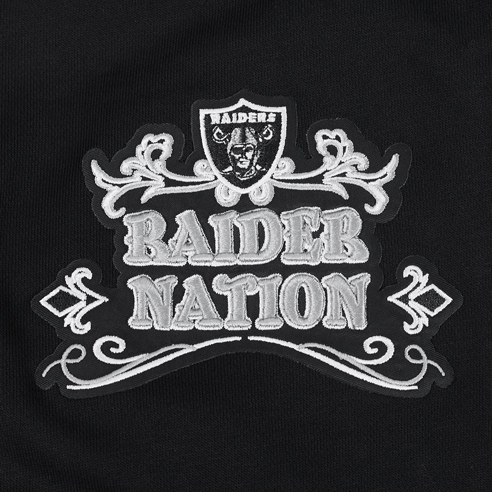 NFL LAS VEGAS RAIDERS REBEL ATHLETICS MEN'S FLC PO HOODIE